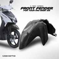 MIO GEAR 125 FRONT FENDER C-11224 CARBON TAPALUDO FOR YAMAHA MIO GEAR 125 MOTORCYCLE 1PC