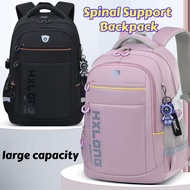School Bag Ergonomic Design Primary School Bag College Bag Lightweight Water Resistant Bag