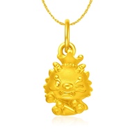 CHOW TAI FOOK 999 Pure Gold pendant - Dragon R33204