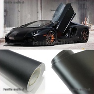 【FF】☆ Car matte black vinyl film wrap DIY sticker vehicle 3d decals