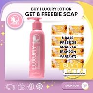 PRESTIGE BUY 1 GET 8 | BUY 1 Luxury Whitening Lotion GET 8 SOAP FREE (Random Soap ) | B1G8