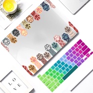 Cute Cat Feet Print Laptop Case for macbook air 15 m2 M1 2020 A2179 A2337 A2289 A2338 Cover Pro 13 1