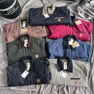 Carhartt Wip Detroit J97 Jacket底特律街頭復古水洗做舊帆布毛呢拉鍊夾克外套