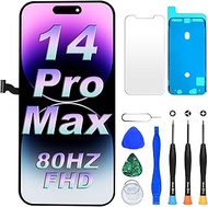 DIGI4U for iPhone 14 Pro Max Screen Replacement, 6.7'' 3D Touch True Tone Screen for iPhone 14 Pro M
