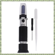 ( C Z G L )Beer Wort and Wine Refractometer, Dual Scale - Specific Gravity 1.000-1.120 and Brix 0-32