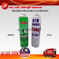 REFRIGERATOR / REFRIGERANT GAS REFILL BITOP R600A 400G / MAXRON 134A 1000G