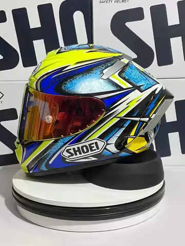 Full Face Motorcycle helmet shoei X14 YELLOW daijiro Riding Motocross Racing Motobike Helmet Casco D