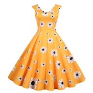 Women's Retro 50s Dress Summer Floral Dress