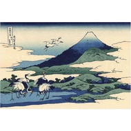 【Hokusai Ukiyo-e Puzzle】108pcs B5 – Great Wave, Red Fuji, Mt. Fuji Series + Puzzle Frame Direct from