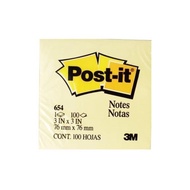 Post It Sticky3m Notes 654 Yellow