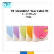 CBE EXPANDING FILE EXPANDABLE FILE DOCUMENT HOLDER - A4 - 13 POCKETS