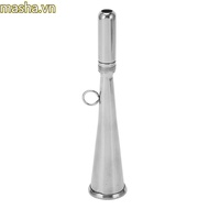Handheld Foghorn, Removable Mouthpiece Silver Boat Fog Horn, Weather Resistant 304 Stainless Steel M