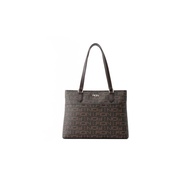 FION Monogram PVC with Leather Tote Bag
