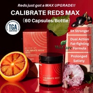 【Upgraded Vers.】 Eimele Calibrate Reds Max (2nd Gen) 60 Capsules 【Plant-Based, Dual-Action Weight & 