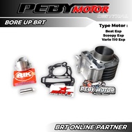 PAKET BORE UP BRT 3 BEAT SCOOPY VARIO 110 ESP BLOK PISTON BRT CAST IRON