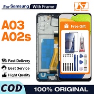 LCD with FRAME for SAMSUNG A03/ A02s High-Quality Digitizer Assembly Replacement
