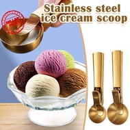 Stainless Steel Ice Cream Scoooper Cookie Dough Transper Essentials Kitchen Scoop H8a6