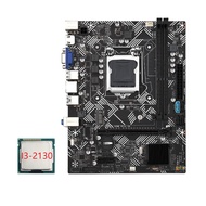 (UKYF) 1 Set 1155CPU Motherboard +I3-2130 CPU LGA 1155 USB 3.0 SATA 3.0 Support Up to 16GB DDR3 1600