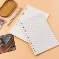 Loose Leaf A5, B5 Binder File Paper, 20 Holes A5, 26 Holes B5, 72 gsm Bookpaper Material, 50 sheets
