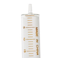 AT&amp;💘Ji Hong Glass injector Laboratory Consumables  Narrow Mouth Syringe Feeding Ink Glycerin Syringe Glass Syringe for C
