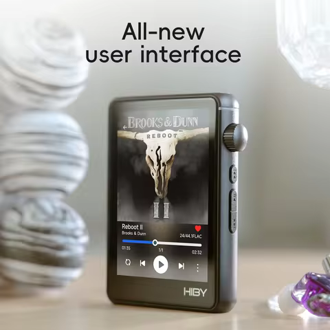 HiBy R3 II 2025 / R3 Gen 2 Music Player Bluetooth 5.1 WiFi MQA16X DSD256 Web Radio USB Audio Dongle