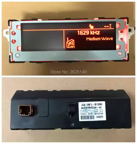 Hot Sale Original Car Red Screen USB Bluetooth Display 5 Menu monitor 6 pin for Peugeot 301 408 508 