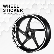 For Z750 z 750 Motorcycle Rim Sticker Wheel Hub Stripe Tire Decal Tape 17" inch