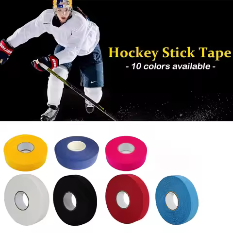 25M Ice Hockey Stick Grip Tape Field Hockey Cloth Tape Sports Lacrosse Self Adhesive Tennis Racket H