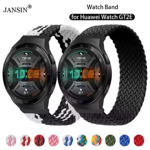 Braided Solo Loop Strap for Huawei Watch GT2E Bracelet Watch Band Correa Wristband for Huawei GT 2E 