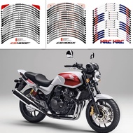 HONDA Motorcycle 17 Inch Wheel Mags Decal Decoration Set For HONDA CB400X CB400F Mags HRC Logo Refle