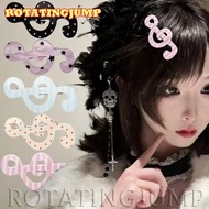 [FASHION] 1/2/5Pcs New Polka Dot Music Symbol Hair Clip Cute Sweet Girl Star Musical Symbol Wing Hai