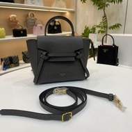 CELINE Belt micro 鯰魚包 單肩包 斜孭袋 迷你 灰色