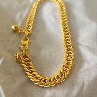 24k Gold Plated Mini Centipede Bracelet