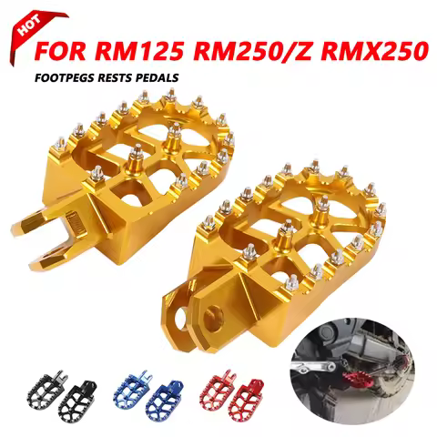 For Suzuki RM125 RM250 RMX250S RMX250R RM 125 250 RMX 250S 250R Motorcycle Accessories FootRest Foot