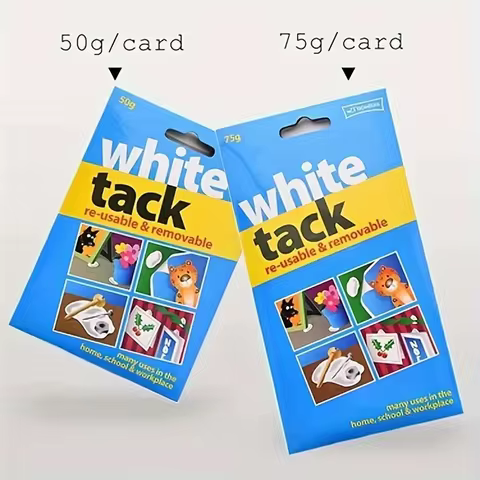 [Non-Toxic Removable Wall Tack] 1pc 1.76/2.65oz White Tack Reusable Adhesive Putty Sticky Tack Paint