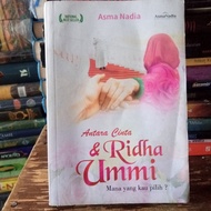 buku novel antara cinta dan rindu ummi asma Nadia 