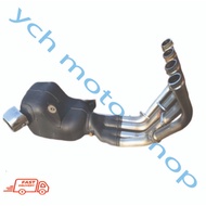 YAMAHA XJ6 MUFFLER COMP EXHAUST PIPE EZOS EKZOS 100% ORIGINAL MAKE IN JAPAN 1CW-14710-00