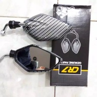 Honda model carbon rearview mirror CR7 miniBEAT with stainless steel stem