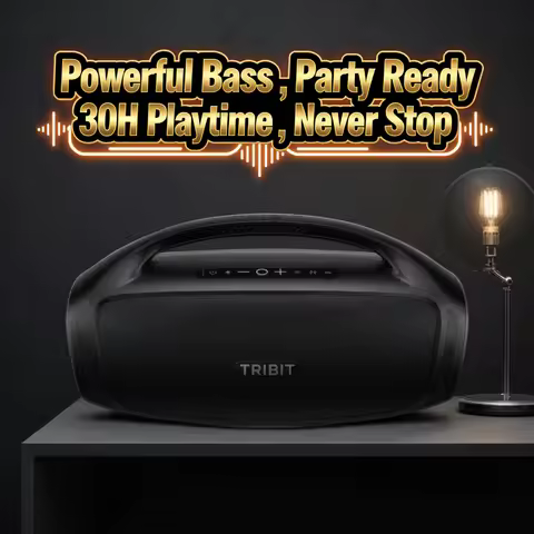 TRIBIT StormBox Blast 2 Bluetooth Speaker, 200W Power With Subwoofer Outdoor IP67 Party Speaker, 30H