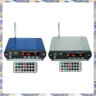 (SONM) 2X15W Amplifier MP3 Player Bluetooth Decoder Board 12V Bluetooth 5.0 Car FM Radio Module Support TF USB AUX
