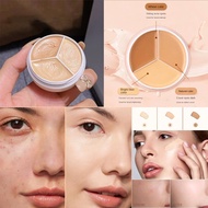 Heyxi THREE COLOR concealer concealer cream and contour separate face skin tone red cover 2 skin sof