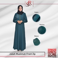 Jubah Muslimah Front Zip Exclusive / Jubah / Front Zip / 30 Colors / New Arrival / Shayaan&amp;Rohaan