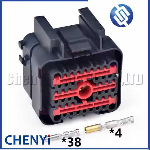 42 Pin Auto connector harness plug 493509-3 2-1989943-2 For Volvo Engine fuel injector D6E EC210B 24