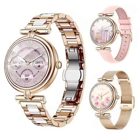 AK62 Smart Watch Women 1.09 Inch HD Screen Custom Watch Face Sports Fitness Tracker Bluetooth Call L