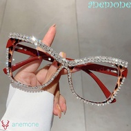 ANEMONE Anti-Blue Light Glasses, Fashion Luxury Rhinestone Glasses, Trendy Handmade Elegant Lightwei