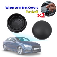2PCS Wiper Arm Nut Cover Cap Front Windscreen Wiper Blade Head 13mm Bolt For Audi A1 A3 A4 A5 A6 Q3 