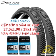 bag Deli Tire SA255 MTB Bicycle Tires and Tubes 27.5x1.9 / 29x1.9