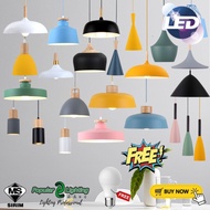 【New】Modern Lamp Hanging Light Pendant Light Ikea Hanging Light Black/White Colorful Ceiling Lamp La