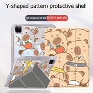 Case For Gen4 5 6 7 8 9 10 Pro11 11/24 12.913 10.5 mini6 Air1 2 3 4 5 6 13Y-shaped Clear Ipad