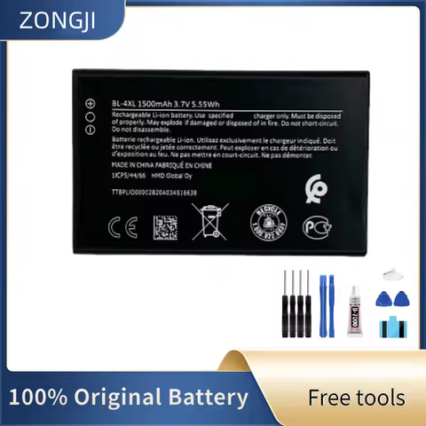 New Battery 1500mAh BL-4XL BL4XL For Nokia 6300 4G 8000 TA-1311 TA-1287 Batteries Batteries +Free To
